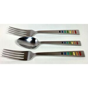 Fiesta Stainless CELEBRATION 2 Dinner Forks & 1 Spoon